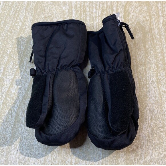 HEAD Thermal Fleece Mittens Black and Blue Size XS New Without Tags - Picture 2 of 5